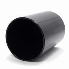 得力笔筒907塑料圆形80*105mm 颜色随机