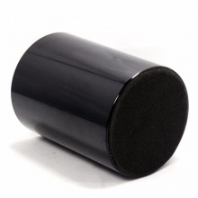 得力笔筒907塑料圆形80*105mm 颜色随机