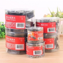 益而高黑色长尾夹SA18P-P 4# 25mm (48个/桶)