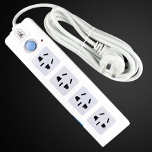 子弹头电源转换器TS-014 10A 4孔三相2.8米 1控4 72个/件