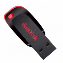 闪迪优盘SDCZ50-016G-Z35 酷刃 16GB USB2.0 红黑 5年质保