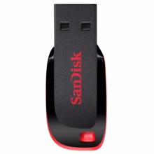 闪迪优盘SDCZ50-008G-Z35 酷刃 8GB USB2.0 红黑 5年质保