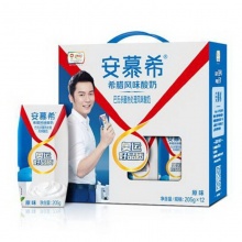 伊利安慕希酸奶原味205ml 12盒/件