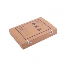 进口牛皮纸档案盒700g进口纸A4,背宽5cm50/扎