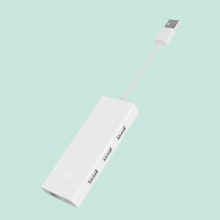 小米USB3.0转千兆网口多功能转接器  USB转RJ45网线接口 三口