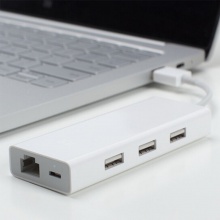 小米USB3.0转千兆网口多功能转接器  USB转RJ45网线接口 三口