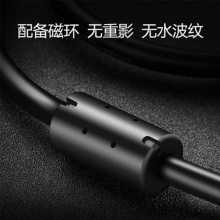 绿联VGA线3+9工程级 公对公投影仪线 电脑显示器连接线 笔记本电视高清视频线 2米
