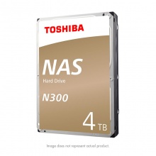 东芝内置硬盘N300 3.5寸 4TB 接口SATA 6Gbps转速7200RPM缓存128MB NAS(HDWQ140