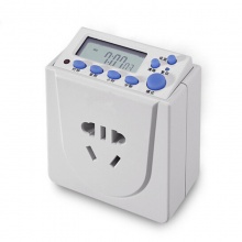 惠维 时控电动车定时插座手机充电电源定时器电子开关220V控制器