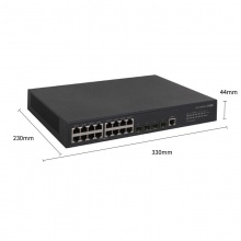 华三（H3C）S5016PV3-EI 16口全千兆二层Web网管企业级网络交换机