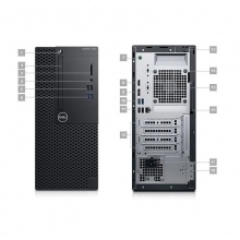 戴尔（DELL）OptiPlex 3060MT 台式电脑I5-8500 8G 128GSSD+1T 集显 无光驱/win7专业版/23.8英寸显示器 E2420HS