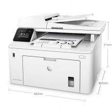 惠普（HP）LaserJet Pro M227fdw 黑白激光一体机 双面打印/单面复印/扫描/传真 四合一（自动双面打印+无线网络打印+有线网络打印）