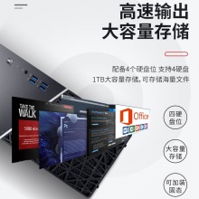 戴尔（DELL）C3991M台式电脑 I3-10100/8GB/128SSD+1TG/无光驱/2G独显/Win10专业版/（e2720h）27寸/三年质保