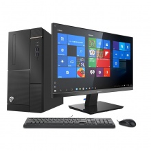 清华同方 超越E500台式电脑 B460 I5-10400/8G/256G SSD+1T/集成显卡/无光驱/Win10专业版/（TF2421）23.8寸/三年质保