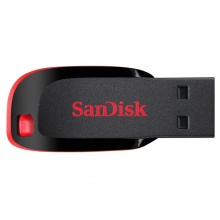 闪迪(SanDisk)8GB USB2.0 U盘 CZ50酷刃 黑红色