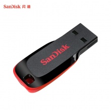 闪迪(SanDisk)8GB USB2.0 U盘 CZ50酷刃 黑红色