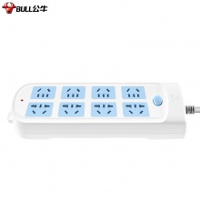 公牛（BULL）GN-604(3-3)新国标插座/插线板/插排/总控8位3米10A