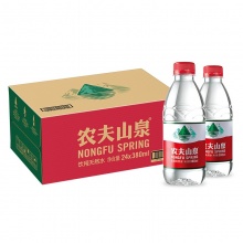 农夫山泉 矿泉水 饮用水 饮用天然水380ml 1*24瓶 整箱装