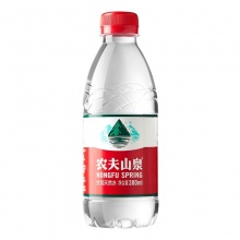 农夫山泉 矿泉水 饮用水 饮用天然水380ml 1*24瓶 整箱装