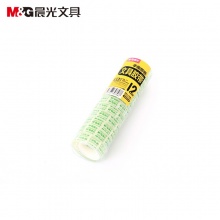 晨光(M&G)AJD97318透明胶带 高透易撕小胶带 12mm*14Y