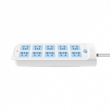 公牛电源转换器GN-605(3-3) 10A 10孔三相 3米 创意排插座延长线接线板