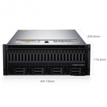 戴尔（DELL）PowerEdge R940 商用服务器/4*金牌6254/32*32GB/4*960GB SSD/2+2冗余1100W电源/5年/HBA卡