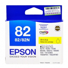 爱普生原装墨盒T0824 黄色 适用爱普生R270/R290/R390/RX590/R610/R690 515页